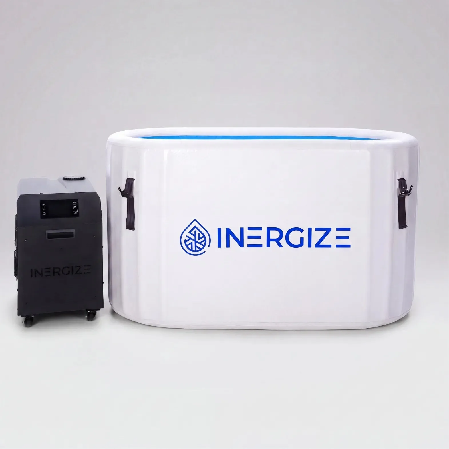Inergize Cold Plunge Elite Tub with the Elite Chiller