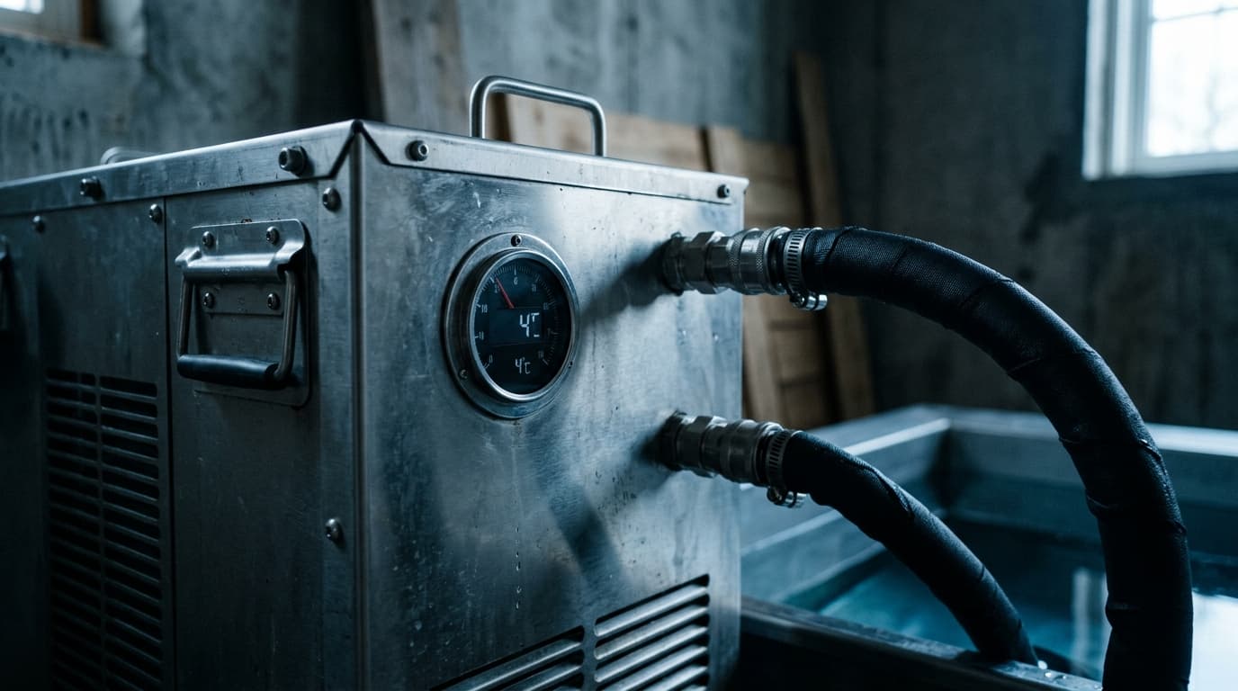 Cold Plunge Chiller Sizing: HP by Climate