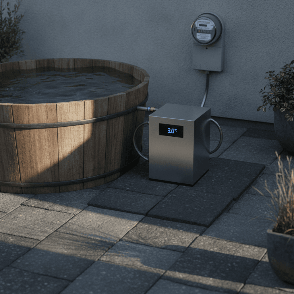 Cold Plunge Electricity Cost: What a Chiller Adds to Your Bill