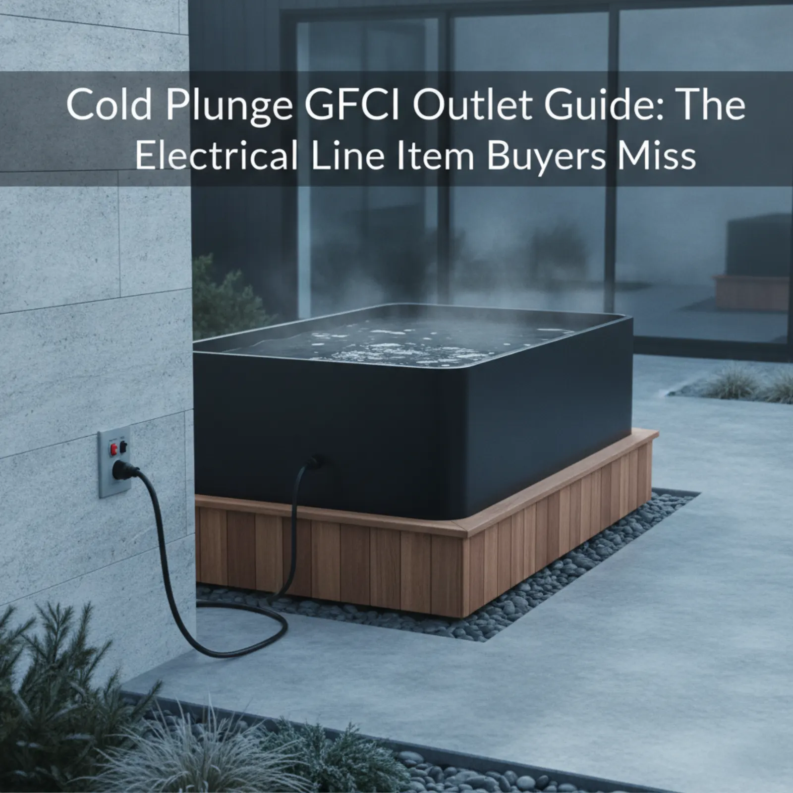 Cold Plunge GFCI Outlet Guide: The Line Item Buyers Miss